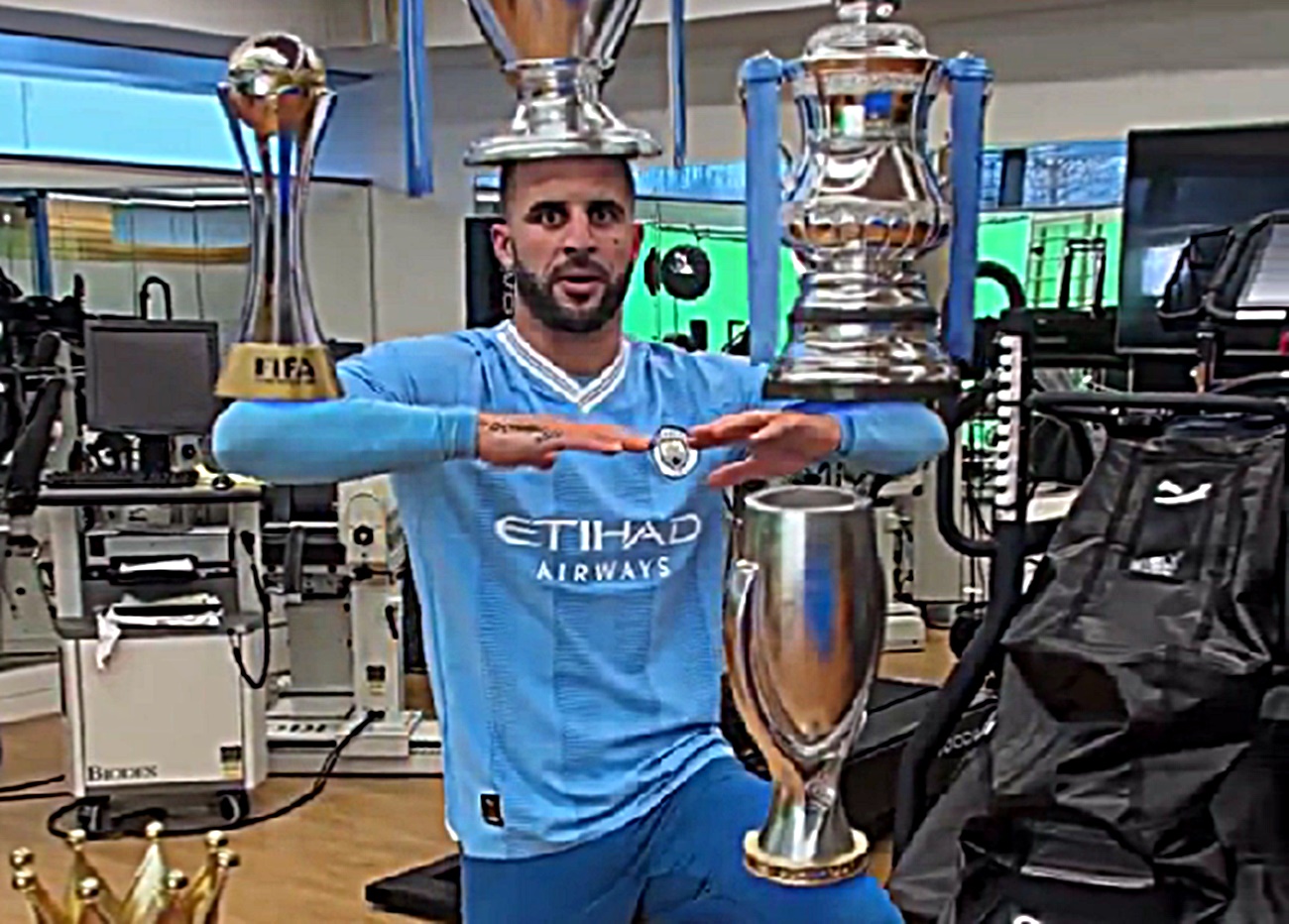 Ταλεντάρα για… τσίρκο αποδείχθηκε ο Γουόκερ! (vid)