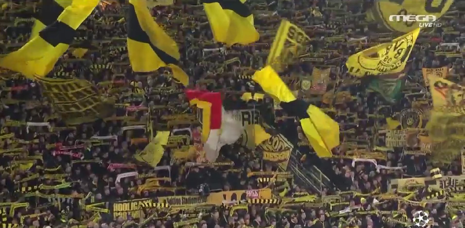 Ανατριχίλα στη Γερμανία: Οι οπαδοί της Ντόρτμουντ έδωσαν ακόμη μία παράσταση! (vid)