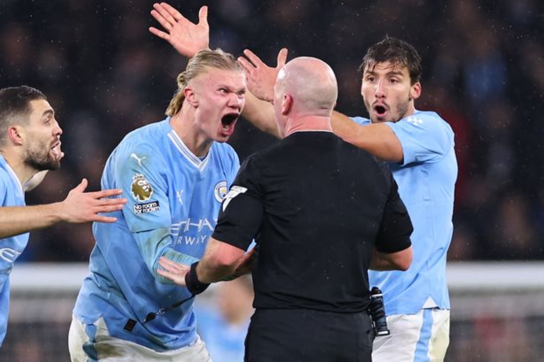 Ξέσπασε ο Χάαλαντ κατά του διαιτητή: «WTF»! (vid)