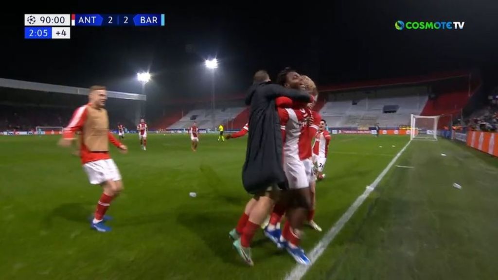 Το «μυθικό» φινάλε στην ιστορική νίκη της Αντβέρπ κόντρα στην Μπαρτσελόνα! (vid)