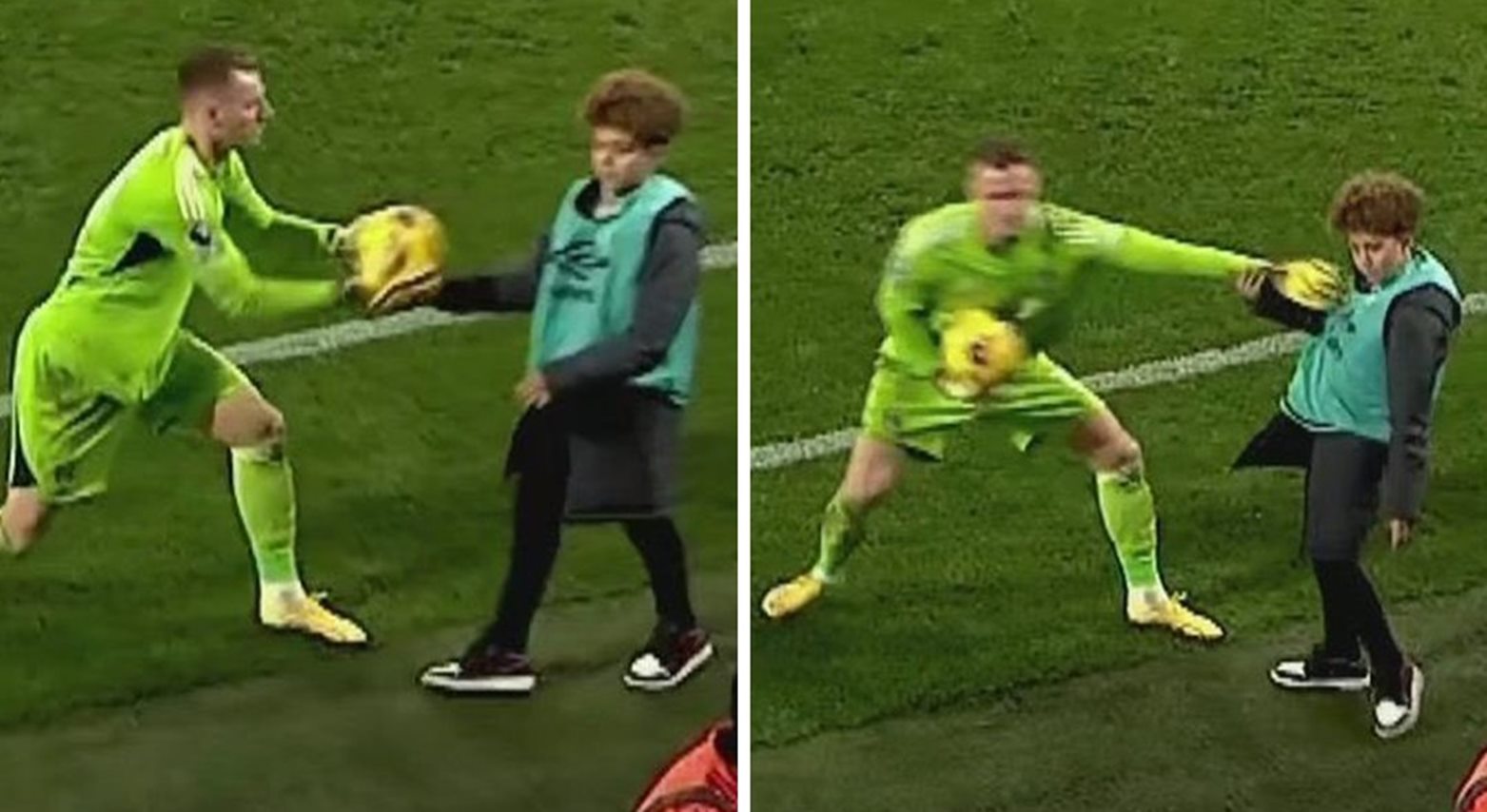 Η ντροπιαστική κίνηση του Λένο: Έσπρωξε ball boy χωρίς λόγο! (pic/vid)