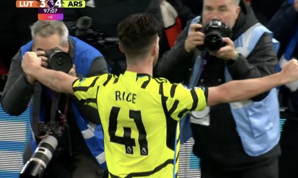 Αναλυτικά όλα όσα είπε ο Ντέκλαν Ράις, μετά το απίθανο γκολ που σημείωσε και έδωσε τη νίκη στην Άρσεναλ: