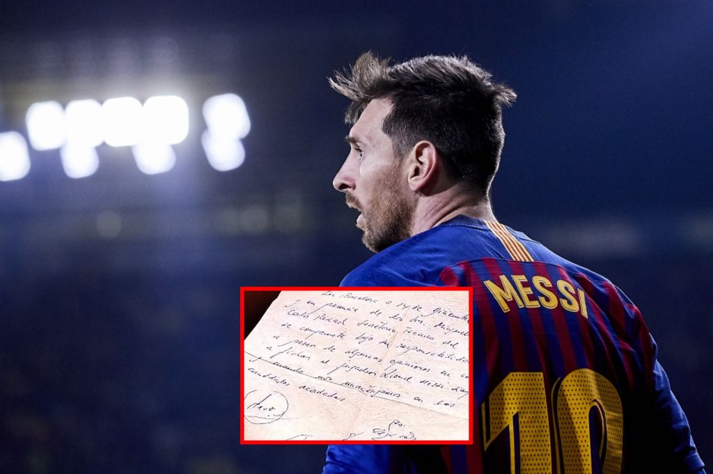 Ξεπουλάει την ιστορία της: Η Μπαρτσελόνα βγάζει στο… σφυρί το πρώτο συμβόλαιο του Μέσι!