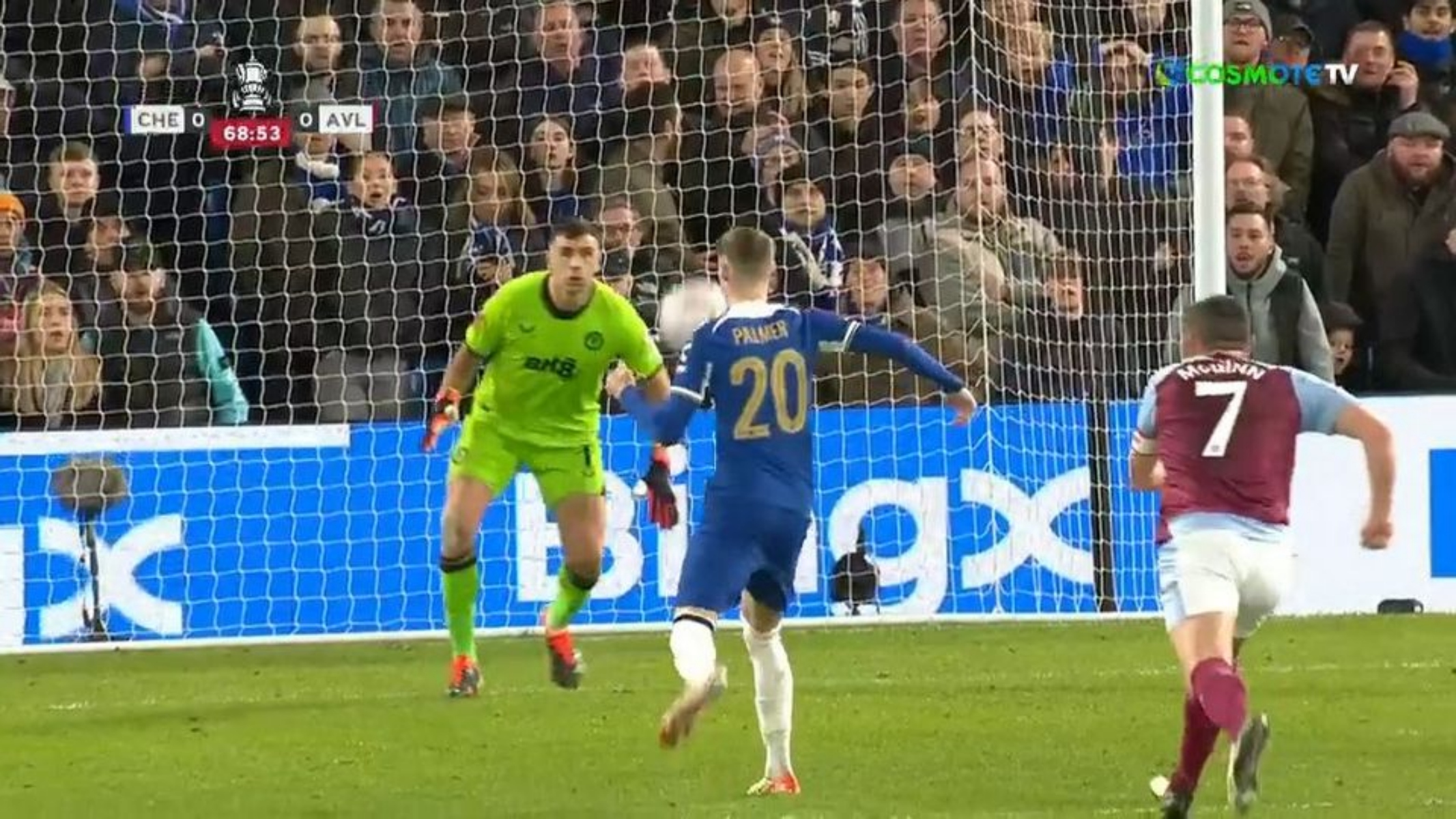 Τσέλσι: Ανεπανάληπτη χαμένη ευκαιρία του Πάλμερ κόντρα στην Άστον Βίλα! (vid)