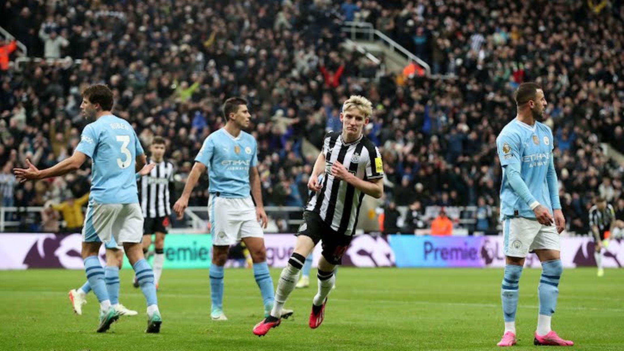 «Βρυχάται» η Νιούκαστλ και τσακίζει με δίμπαλο τους «Πολίτες» (vid)