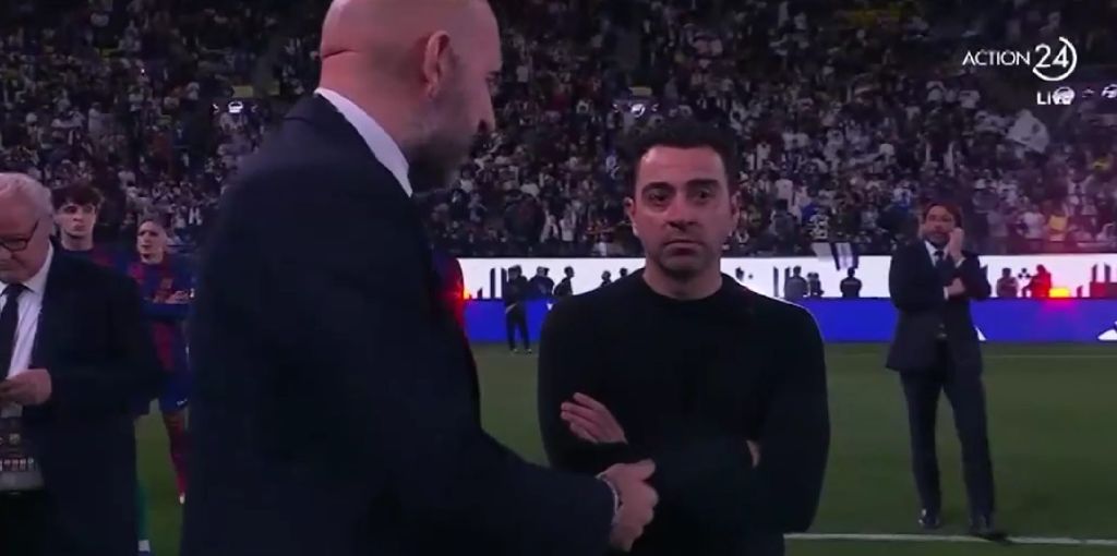 Σε κατάσταση σοκ ο Τσάβι… Απλά χάζευε τη Ρεάλ να σηκώνει την κούπα! (vid)