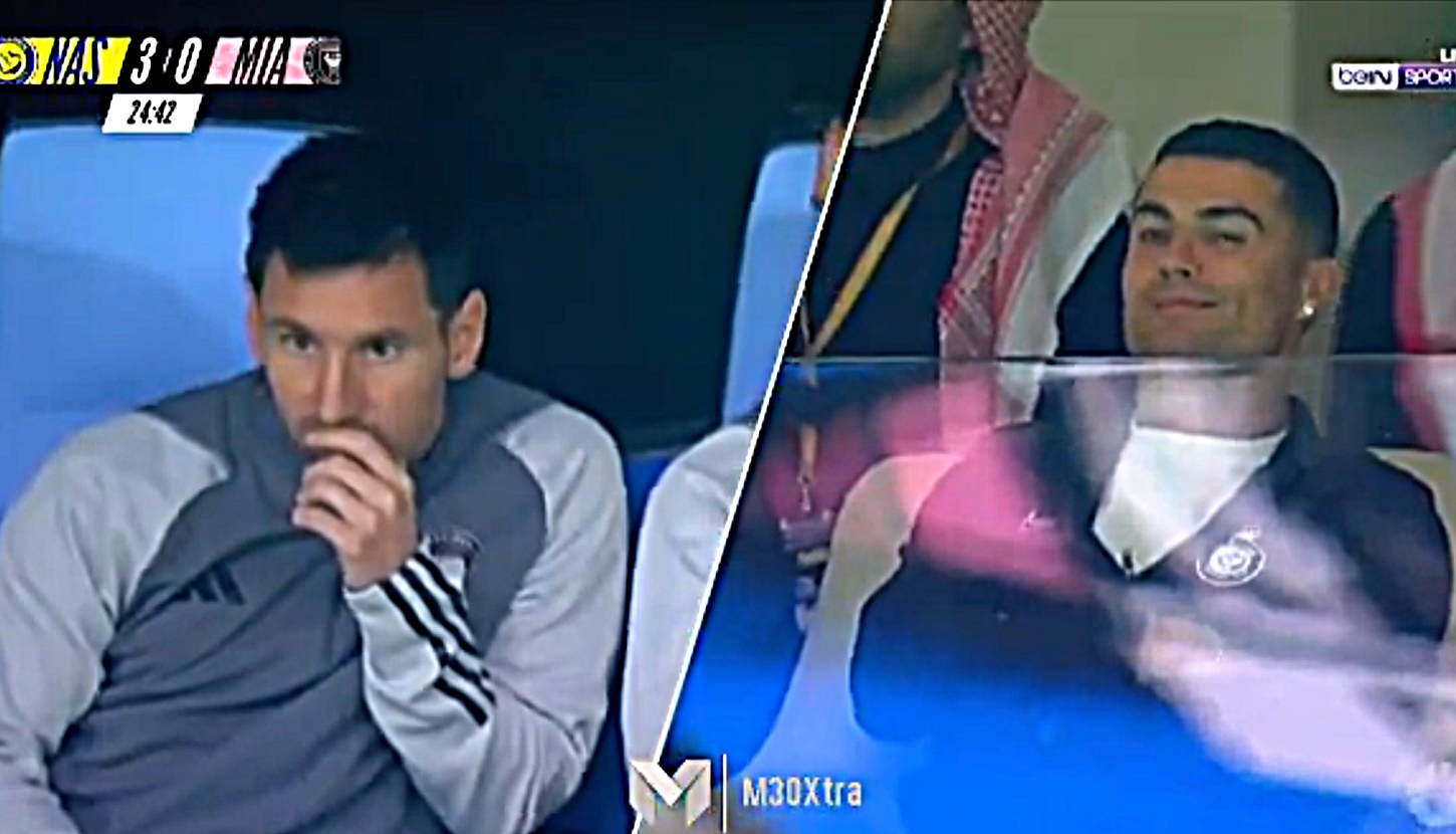 Σατανικό… γελάκι του Κριστιάνο βλέποντας αγχωμένο τον Μέσι! (vid)