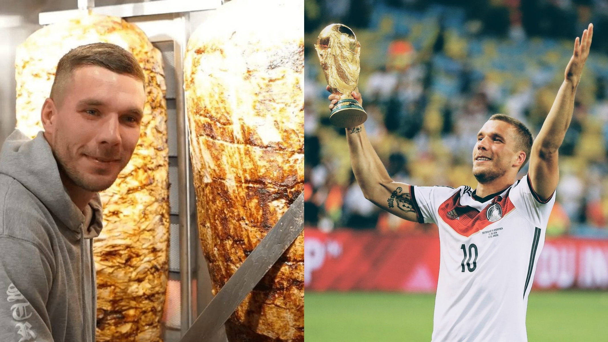 Ο Ποντόλσκι άφησε τα γκολ και έπιασε… τα κεμπάπ και τα παγωτά! (pics)