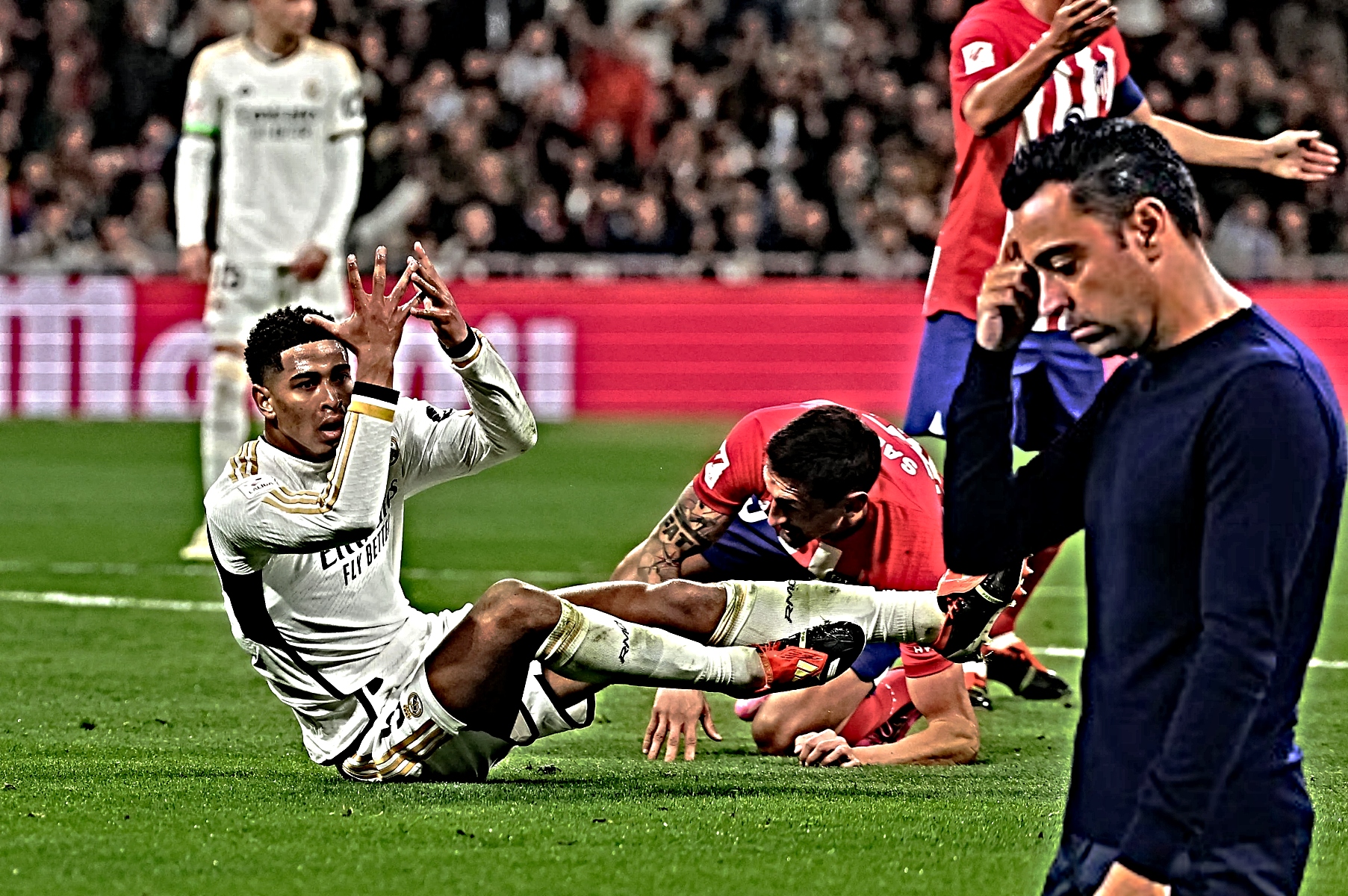 Ο Τσάβι μιλάει αλλά όταν «σφάζεται» η Ρεάλ… αλλού κοιτάει! (pic)