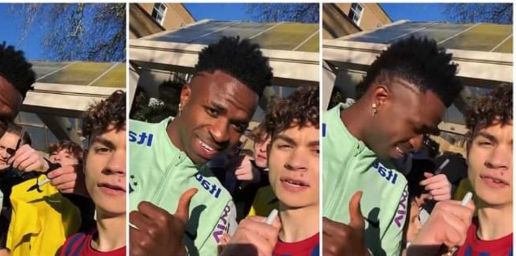 Ο Βινίσιους «δίκασε» οπαδό της Μπαρτσελόνα – Τον άφησε άγαλμα (vid)