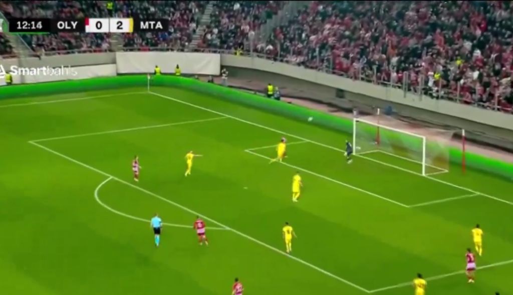 Στον ύπνο ο Ολυμπιακός, δυο γκολ η Μακάμπι από το 9′, αφύπνιση από Ελ Κααμπί! (vids)