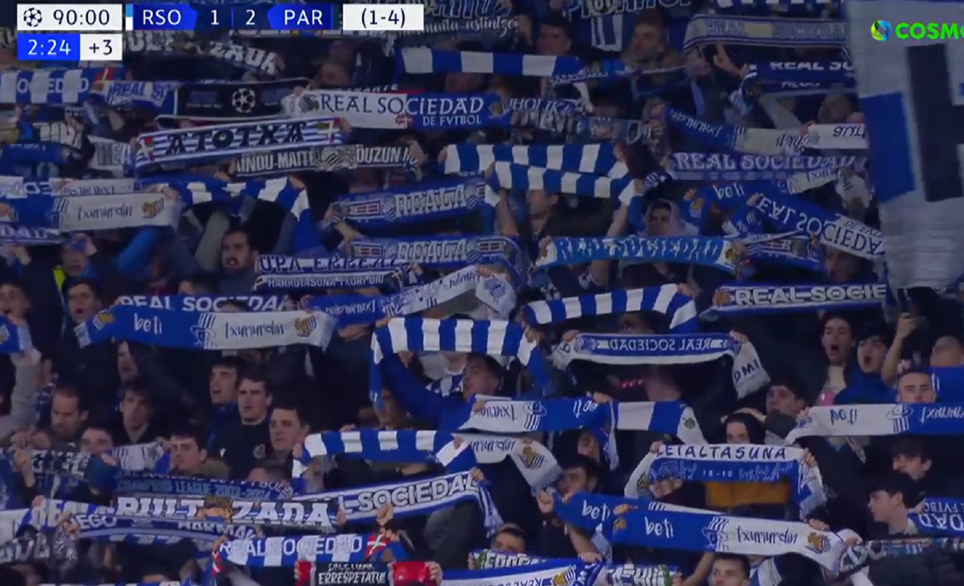 Παρέδωσε μαθήματα εξέδρας το εκπληκτικό Ανοέτα (vid)