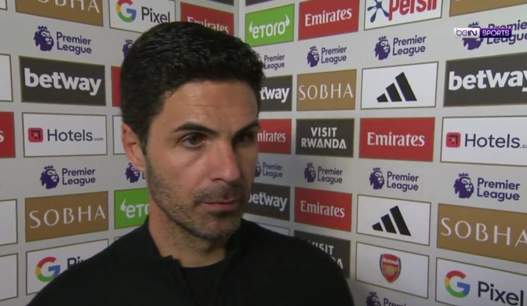 Αρτέτα: «Σε άλλο πρωτάθλημα θα ήμασταν έξι με οκτώ βαθμούς μπροστά»