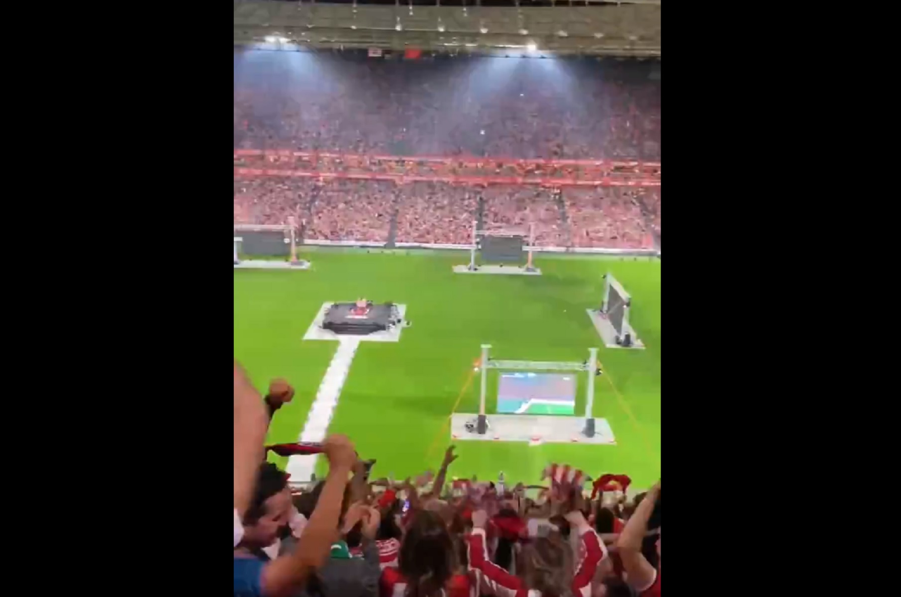 Ανεπανάληπτες στιγμές στο Σαν Μαμές – Οι Βάσκοι «πλημμύρισαν» το γήπεδό τους (vid)