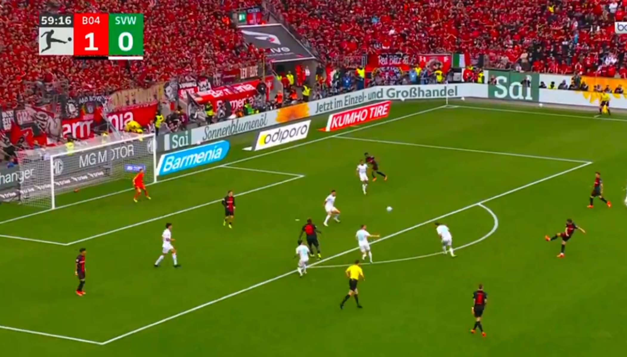 Ο Τσάκα με έναν «κεραυνό» κλείδωσε το τρόπαιο για τη Λεβερκούζεν! (vid)