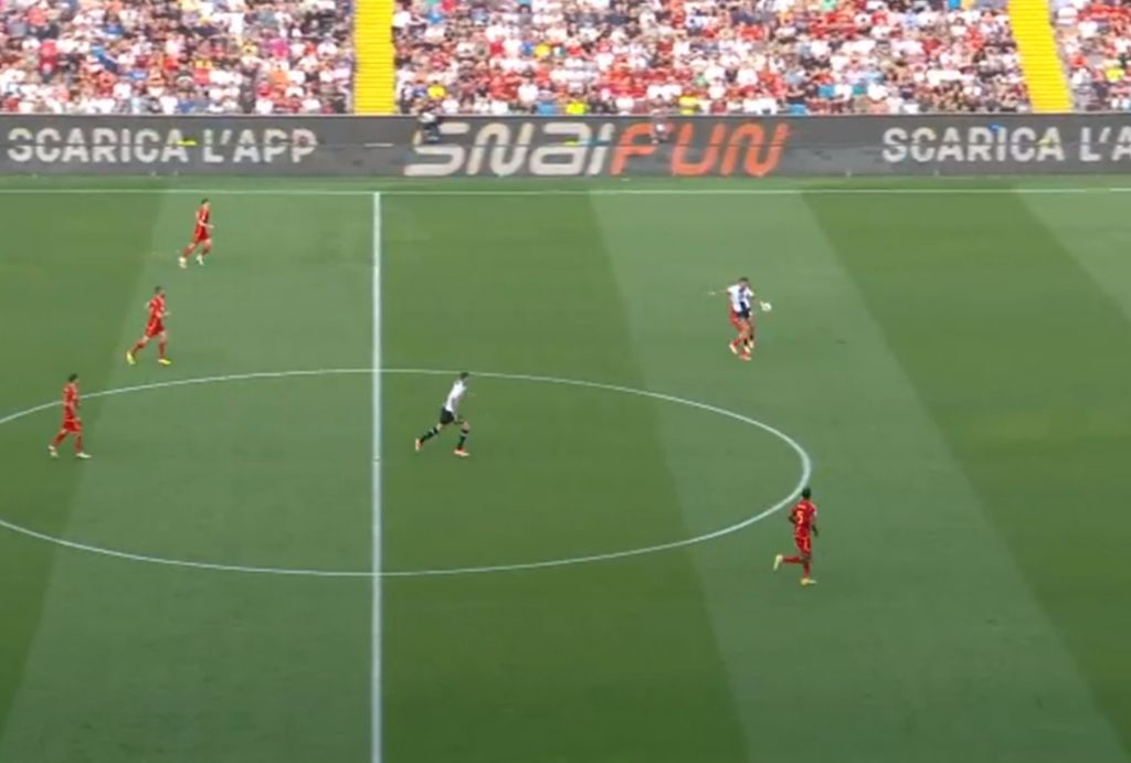 Τραγικό λάθος στην άμυνα της Ρόμα και ανοίγει το σκορ η Ουντινέζε! (vid)