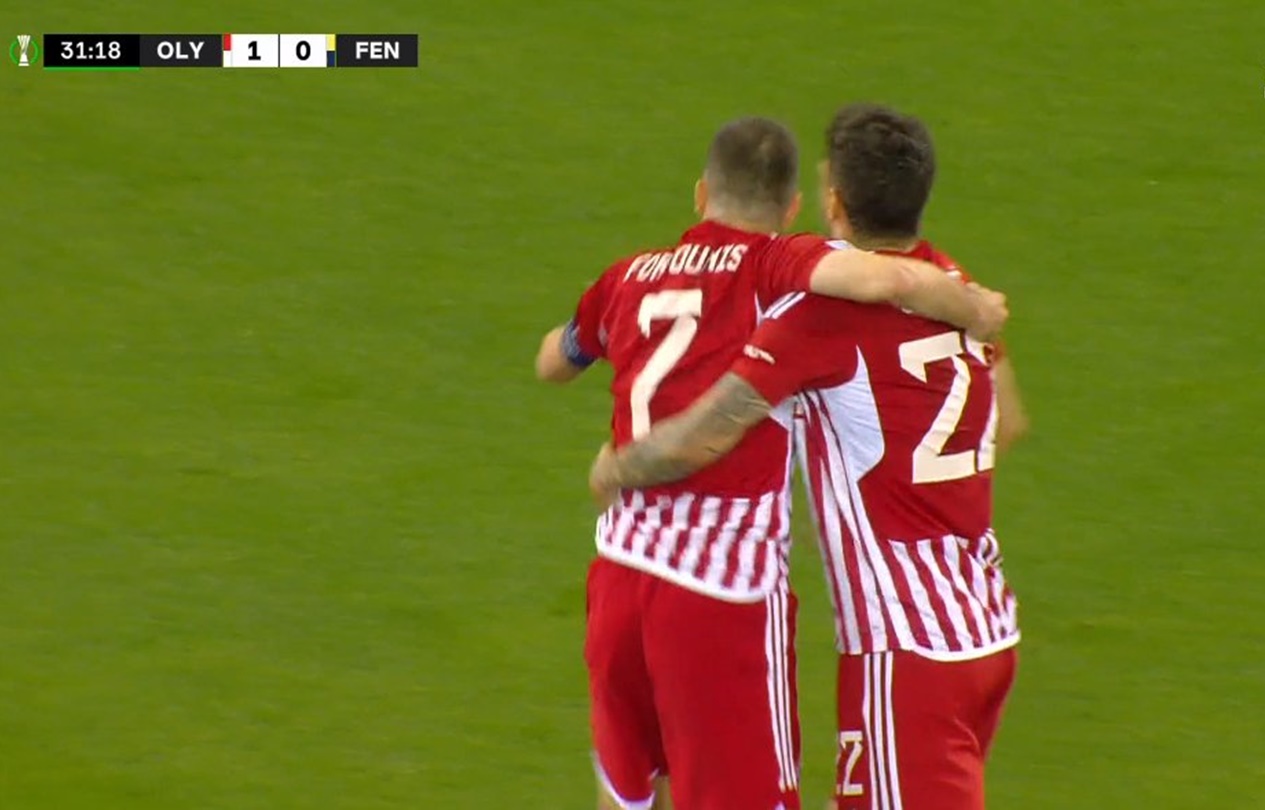 Γιόβετιτς και 2-0 ο Ολυμπιακός, μεγάλη ασίστ του Φορτούνη! (vid)