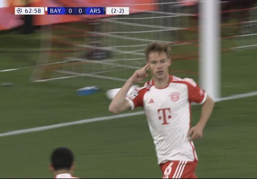 Μπάγερν – Άρσεναλ: Κεφαλιά… δυναμίτης του Κίμιχ και 1-0! (vid)