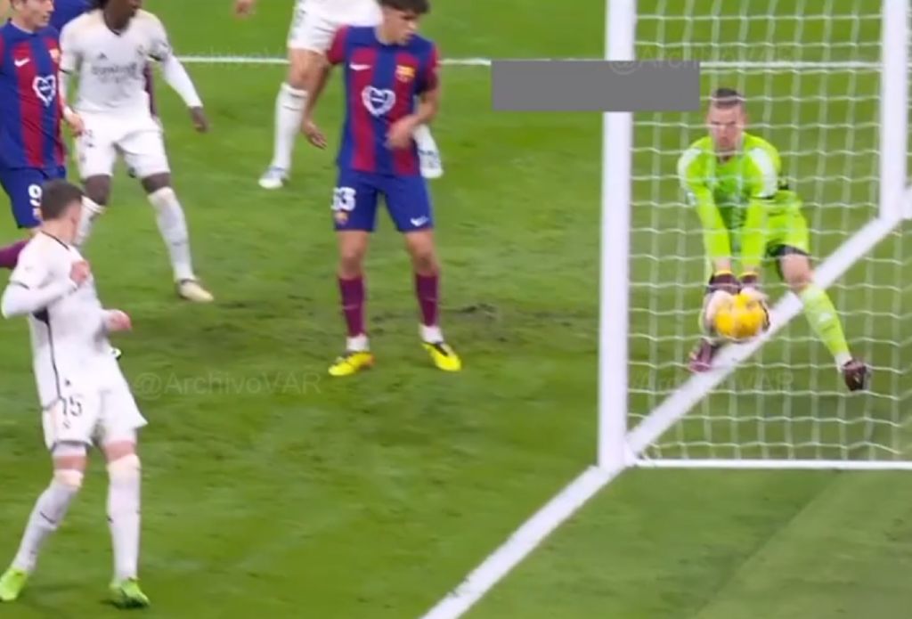 Ρεάλ – Μπαρτσελόνα: Το βίντεο που δείχνει πως η μπάλα πέρασε τη γραμμή (vid)