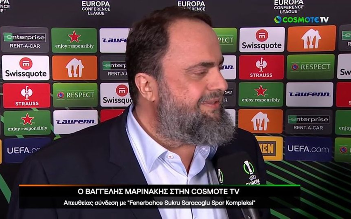 Πανευτυχής ο Μαρινάκης: «Δείξαμε τι σημαίνει η ψυχή του θρύλου»