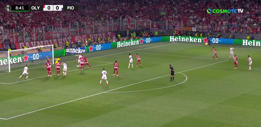 Ολυμπιακός- Φιορεντίνα: Το γκολ των Ιταλών που δεν μέτρησε ποτέ! (vid)