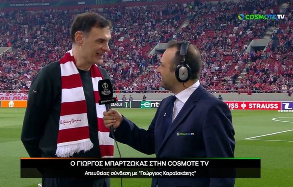 Ολυμπιακός: Στο «Καραϊσκάκη» ο Μπαρτζώκας και στο πόδι όλο το γήπεδο! (vid)