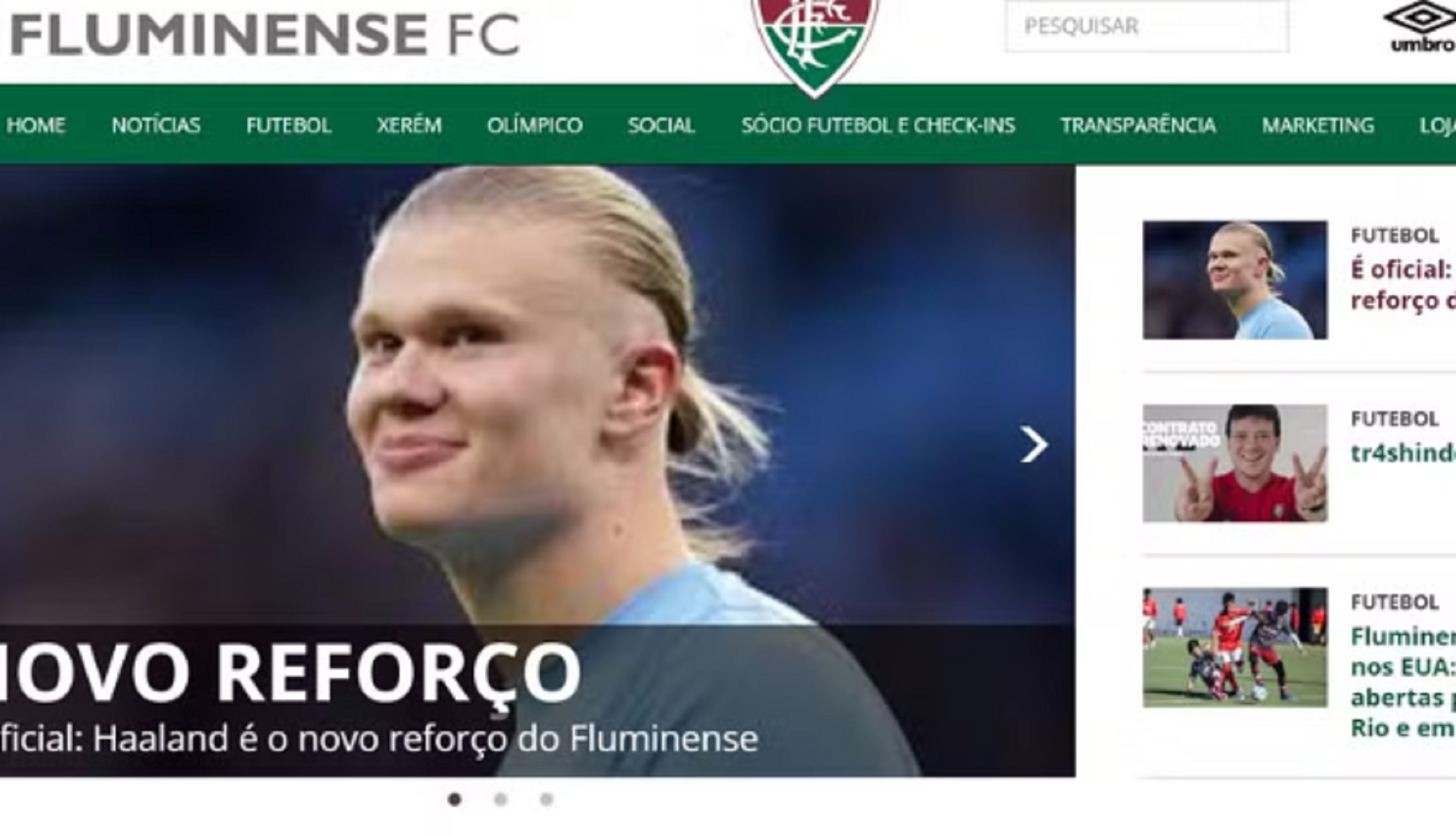 Χάκερ έστειλε τον Έρλινγκ Χάαλαντ στη… Φλουμινένσε