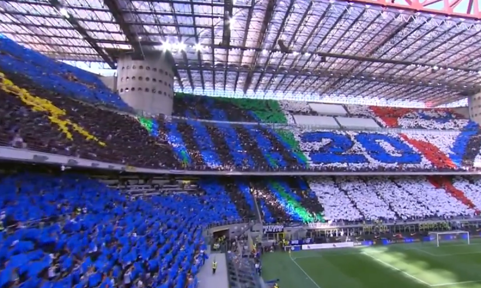 Ίντερ: Το εκπληκτικό κορεό 75.000 οπαδών της πρωταθλήτριας Ιταλίας (vid)