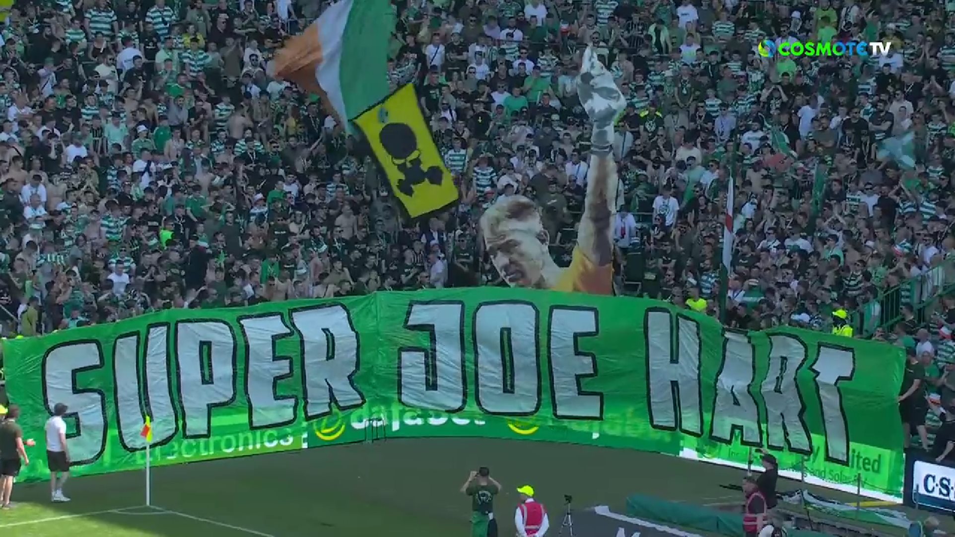 Οι φίλοι της Σέλτικ αποχαιρέτισαν τον Χαρτ με ΕΠΙΚΟ κορεό! (vid)