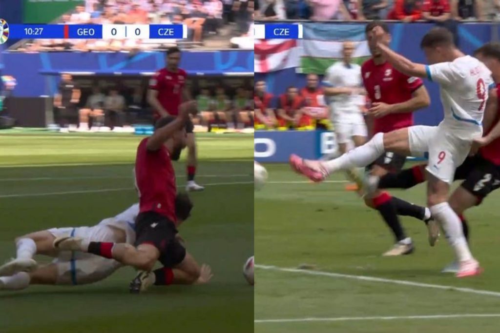Euro: Ακυρώθηκε το γκολ της Τσεχίας – Ζήτησε πέναλτι η Γεωργία! (vids)