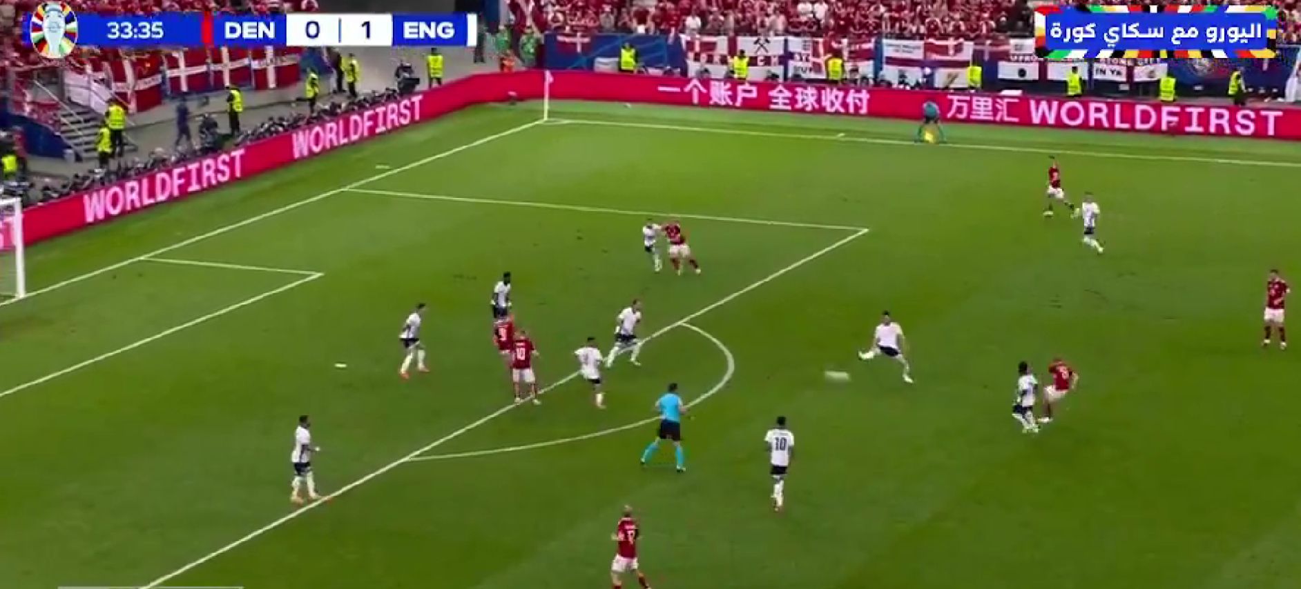 Σουτ…  τηλεφώνημα από τα 30 μέτρα: Και 1-1 η Δανία! (vid)