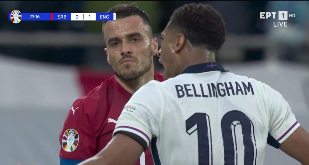 Πουλάει… τσαμπουκά ο Μπέλιγχαμ: Έσπρωξε με δύναμη τον Κόστιτς! (vids)