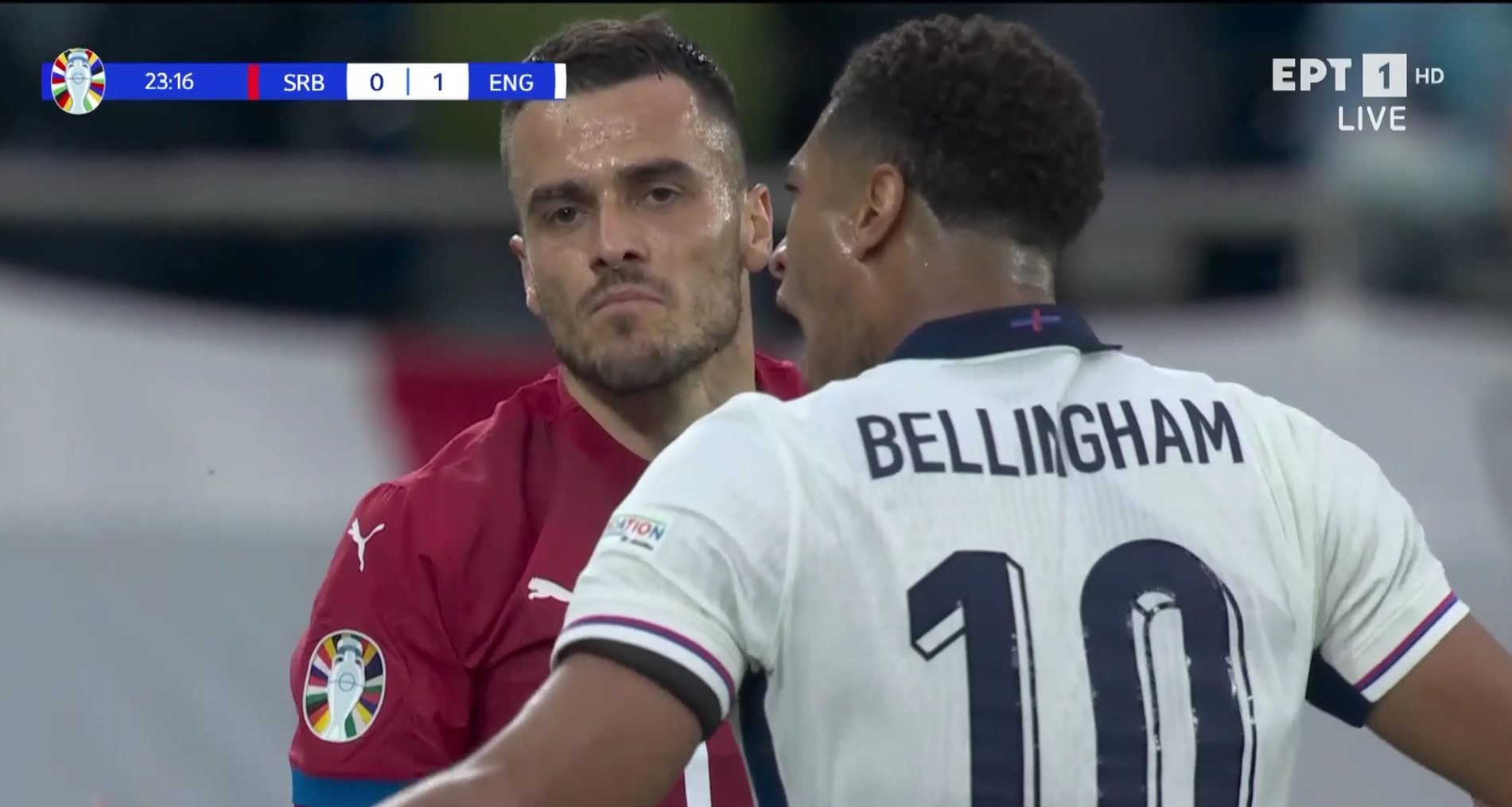 Πουλάει… τσαμπουκά ο Μπέλιγχαμ: Έσπρωξε με δύναμη τον Κόστιτς! (vids)