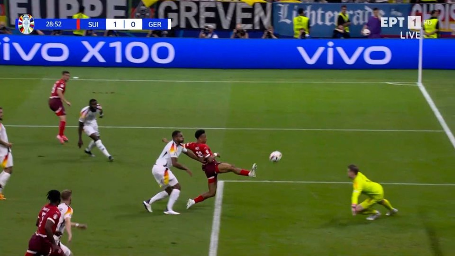 Σοκάρουν τους Γερμανούς οι Ελβετοί, 1-0 ο Εντόι! (vid)