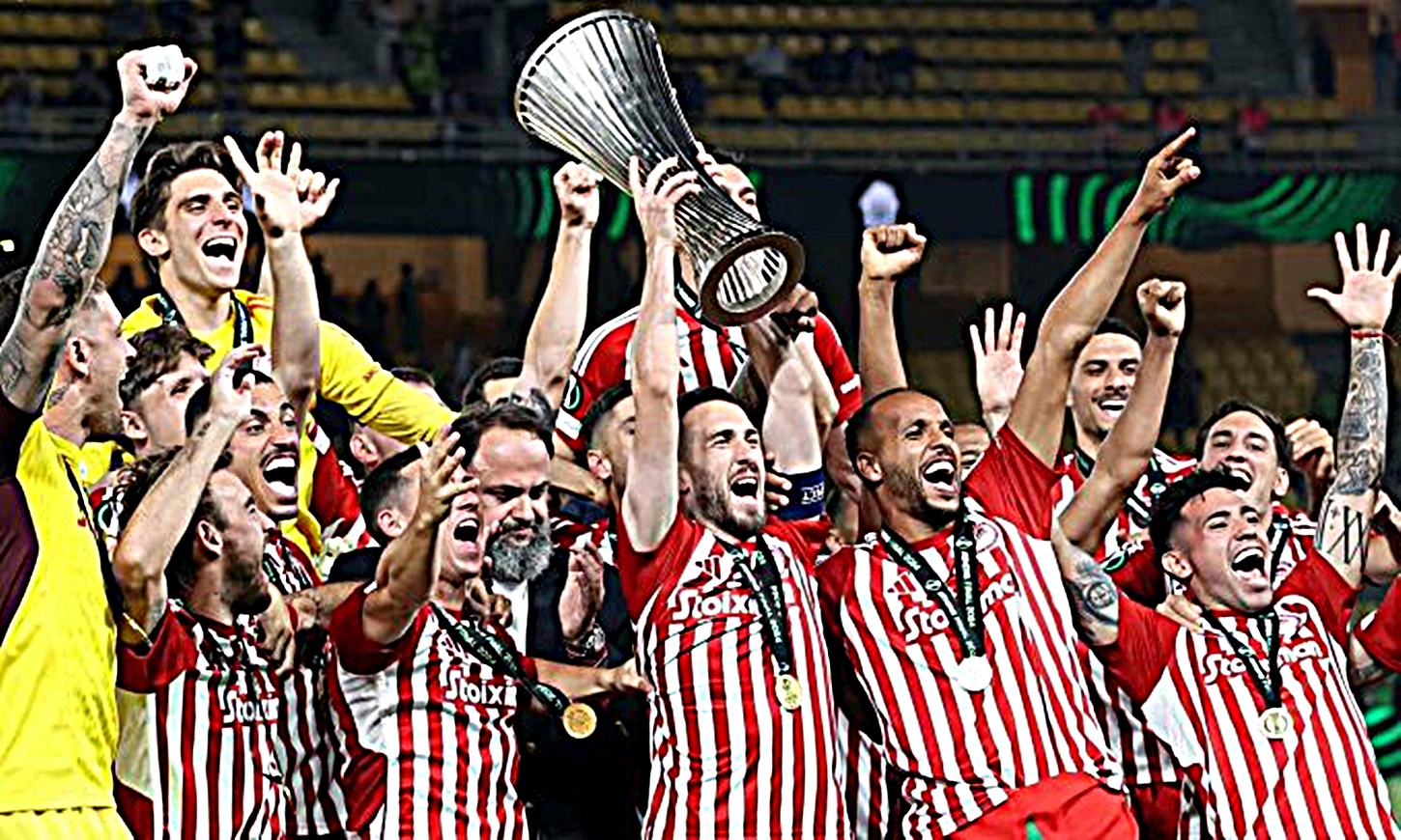 Conference League: Τέσσερις παίκτες του Ολυμπιακού στην κορυφαία ενδεκάδα! (pic)