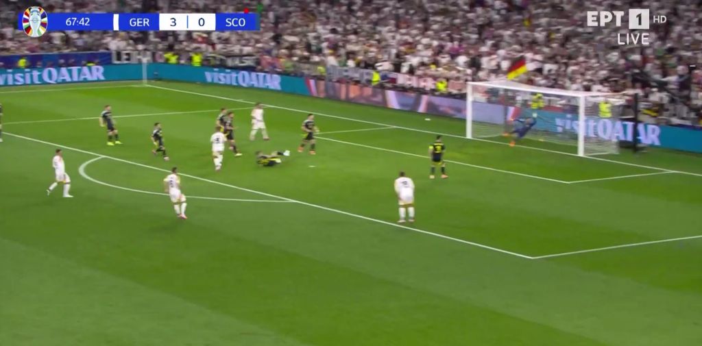 Μαγικό γκολ από τη Γερμανία: Έκρυψε την μπάλα και έκανε το 4-0! (vid)