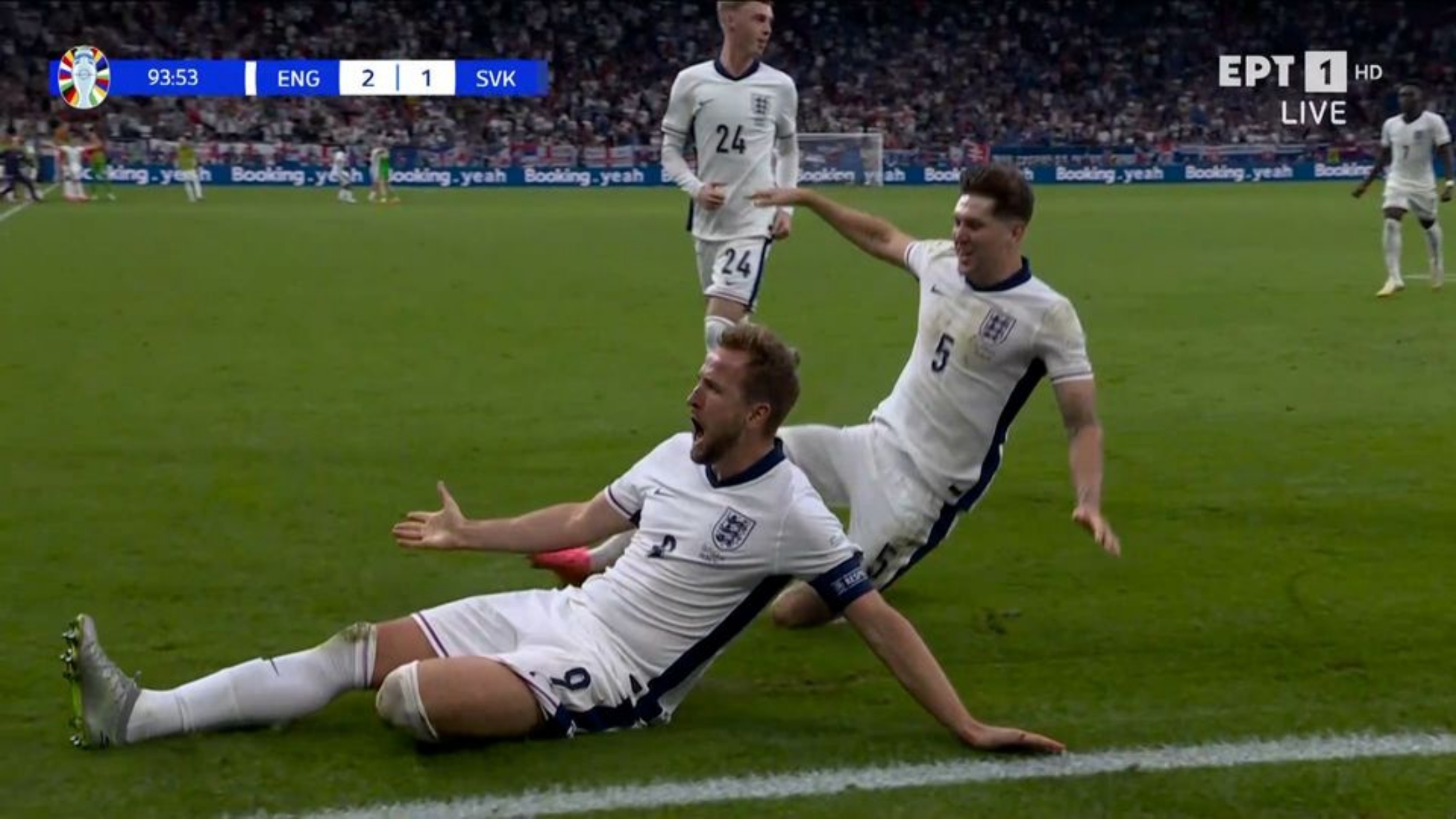 Αγγλία – Σλοβακία: Μπέλινγχαμ και Κέιν δίνουν την πρόκριση στα «Τρία Λιοντάρια»! (vid)