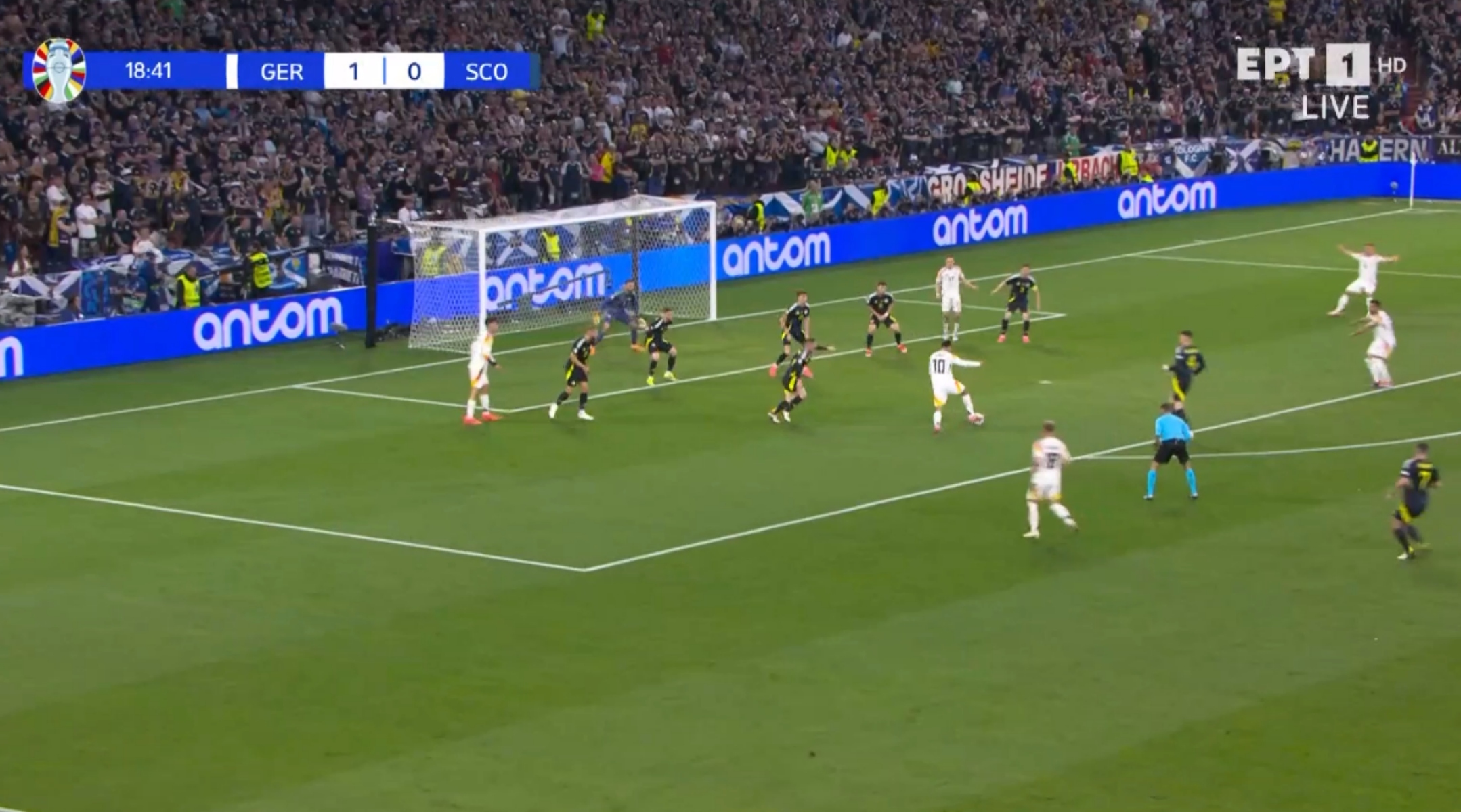 Ο Μουσιάλα «καθάρισε» με… κεραυνό την Σκωτία από το 19′! (vid)