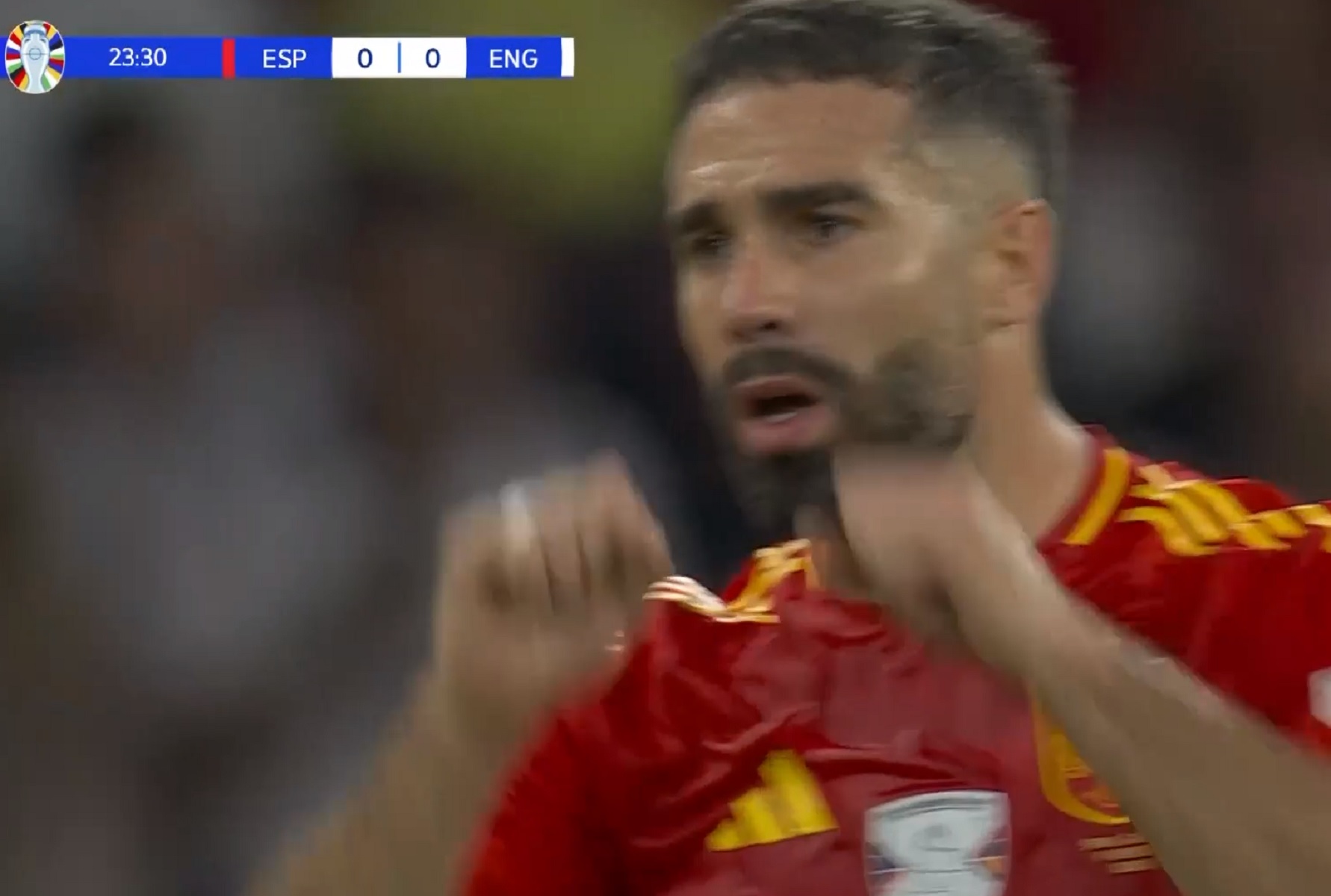 Η ειρωνική χειρονομία του Καρβαχάλ για τον Σάκα (vid)