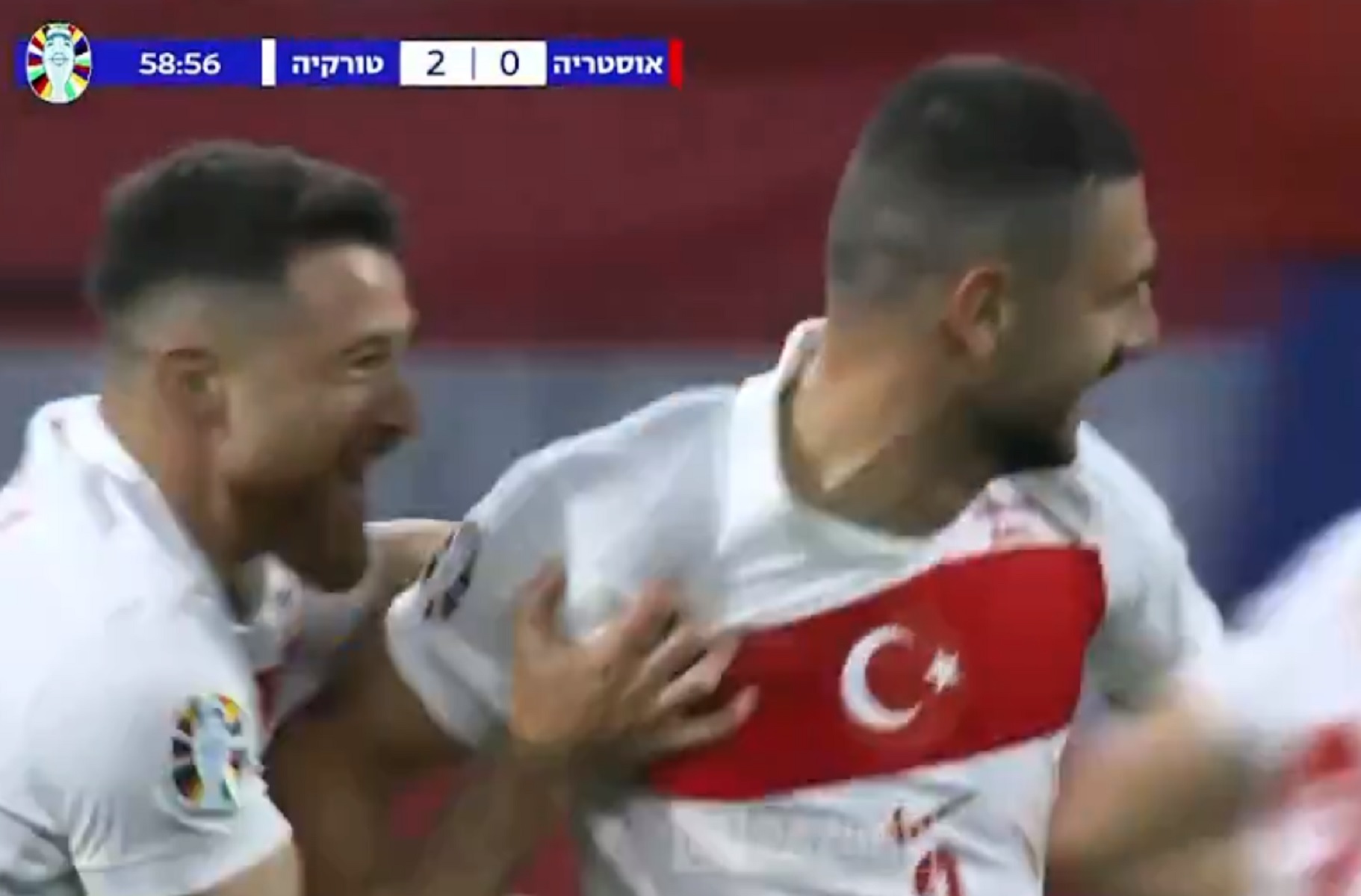 Ο Ντεμιράλ… σκοτώνει τους Αυστριακούς με παθιασμένη κεφαλιά (vid)