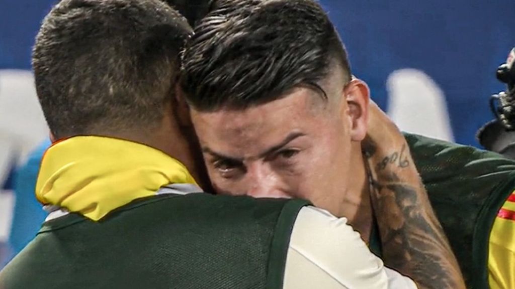 Αυτό θα πει ηγέτης: Έκλαιγε σαν μικρό παιδί ο Χάμες μετά τη νίκης της Κολομβίας! (vids)