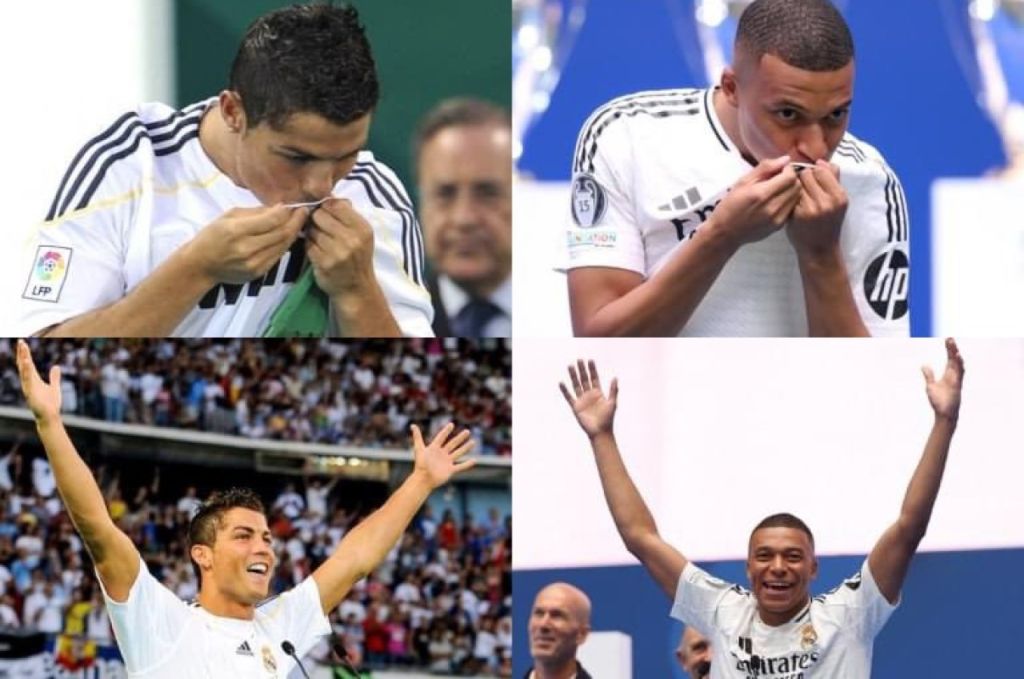 Μπαπέ…. δεν τον «αγγίζεις» – Αντέγραψε όλες τις κινήσεις του Κριστιάνο στην παρουσίαση (vid)