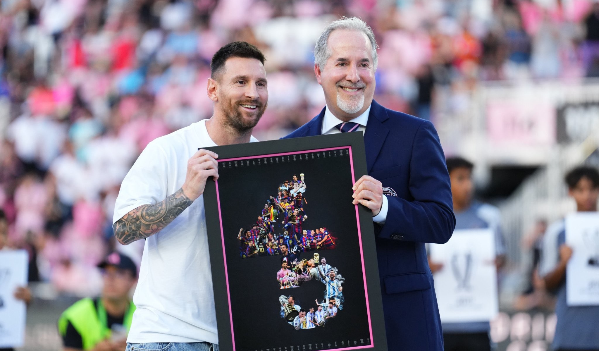 Βραβεύτηκε από την Ίντερ Μαϊάμι ο Μέσι για τους 45 τίτλους καριέρας (vid)