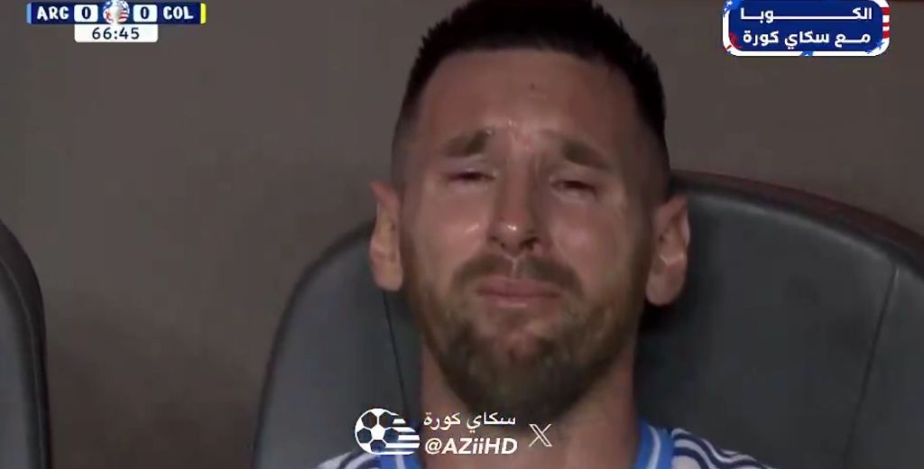 Συγκλονιστική εικόνα: Ο Λιονέλ Μέσι ξέσπασε σε κλάματα μετά την αλλαγή του! (vid)