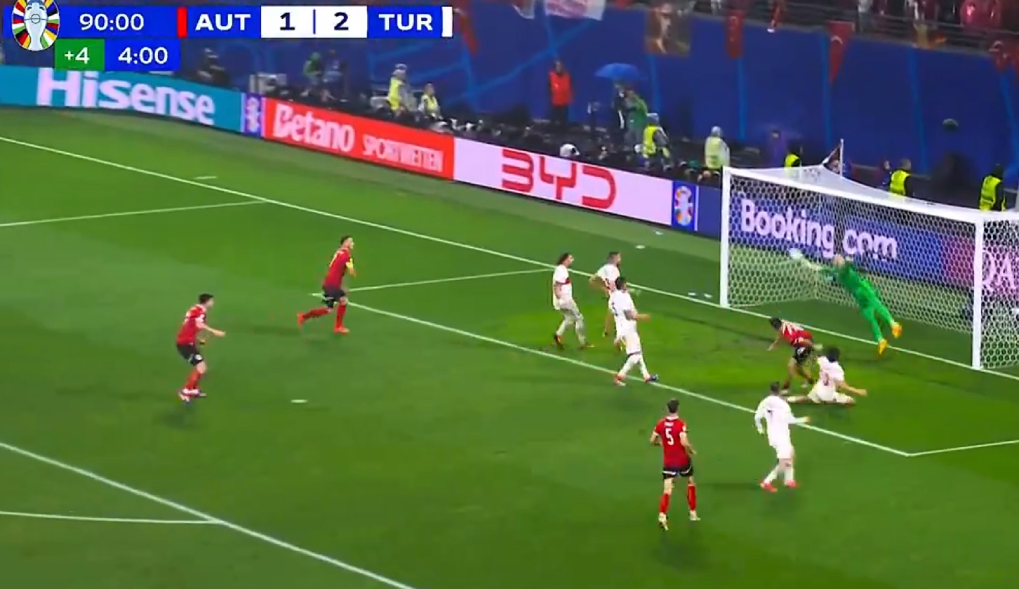 O Γκιουνόκ έσωσε την Τουρκία με την απόκρουση του EURO2024 (vid)
