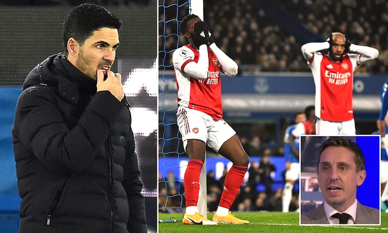 Η πιο αστεία πρόβλεψη του Νέβιλ – Έτσι τον…«πάτησαν» Αρτέτα και Άρσεναλ!