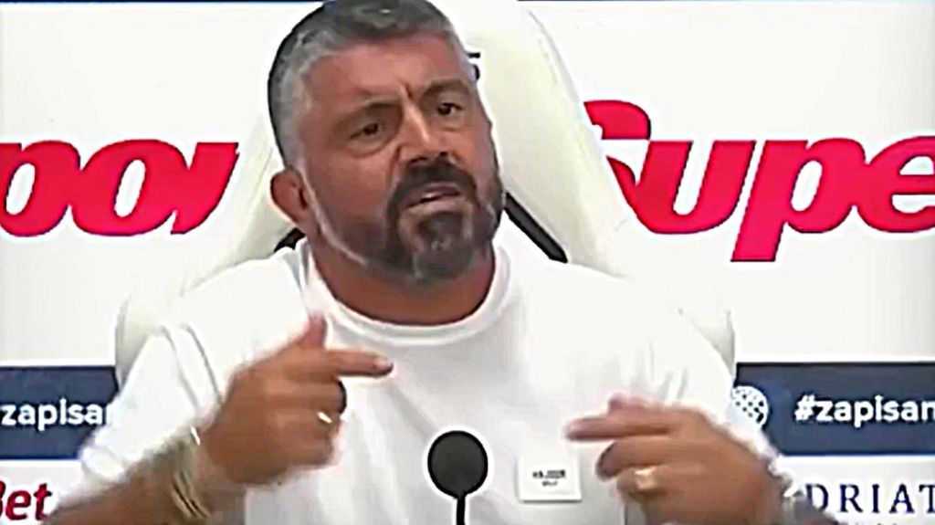 Έχασε την ψυχραιμία του ο Γκατούζο στη συνέντευξη Τύπου! (vid)