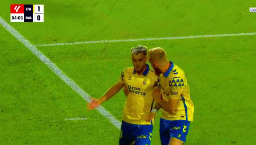 Αγχώνει τη Ρεάλ η Λας Πάλμας με γκολ στο πεντάλεπτο! (vid)