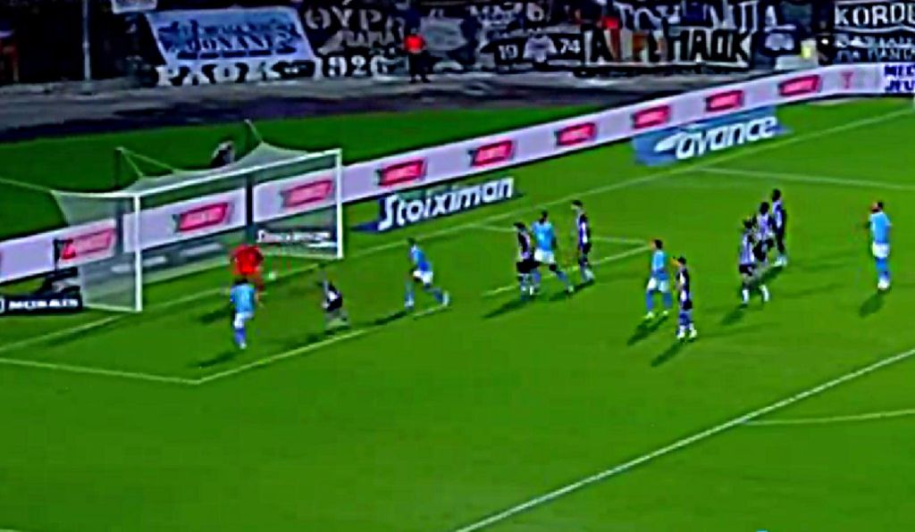 ΠΑΟΚ – Μάλμε: Από πλάγιο το γκολ των Σουηδών, ΑΣΥΛΛΗΠΤΟ φάουλ του Τάισον για το 1-1 (vid)