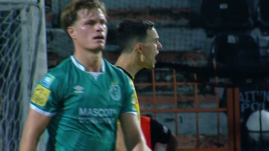 ΠΑΟΚ – Σάμροκ Ρόβερς: Αυτογκόλ ο Κλίρι στο 45+6′ και 1-0 (vid)